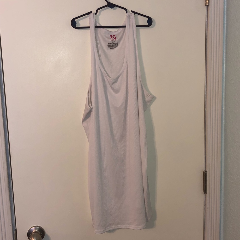 Lane Bryant Livi active white Tank